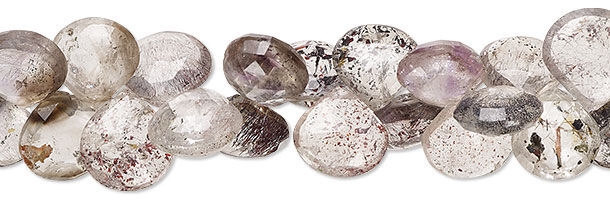 Moss Amethyst Gemstone Beads